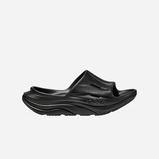Dép Quai Ngang Unisex HOKA Ora Recovery Slide 3 - Đen - Supersports Vietnam