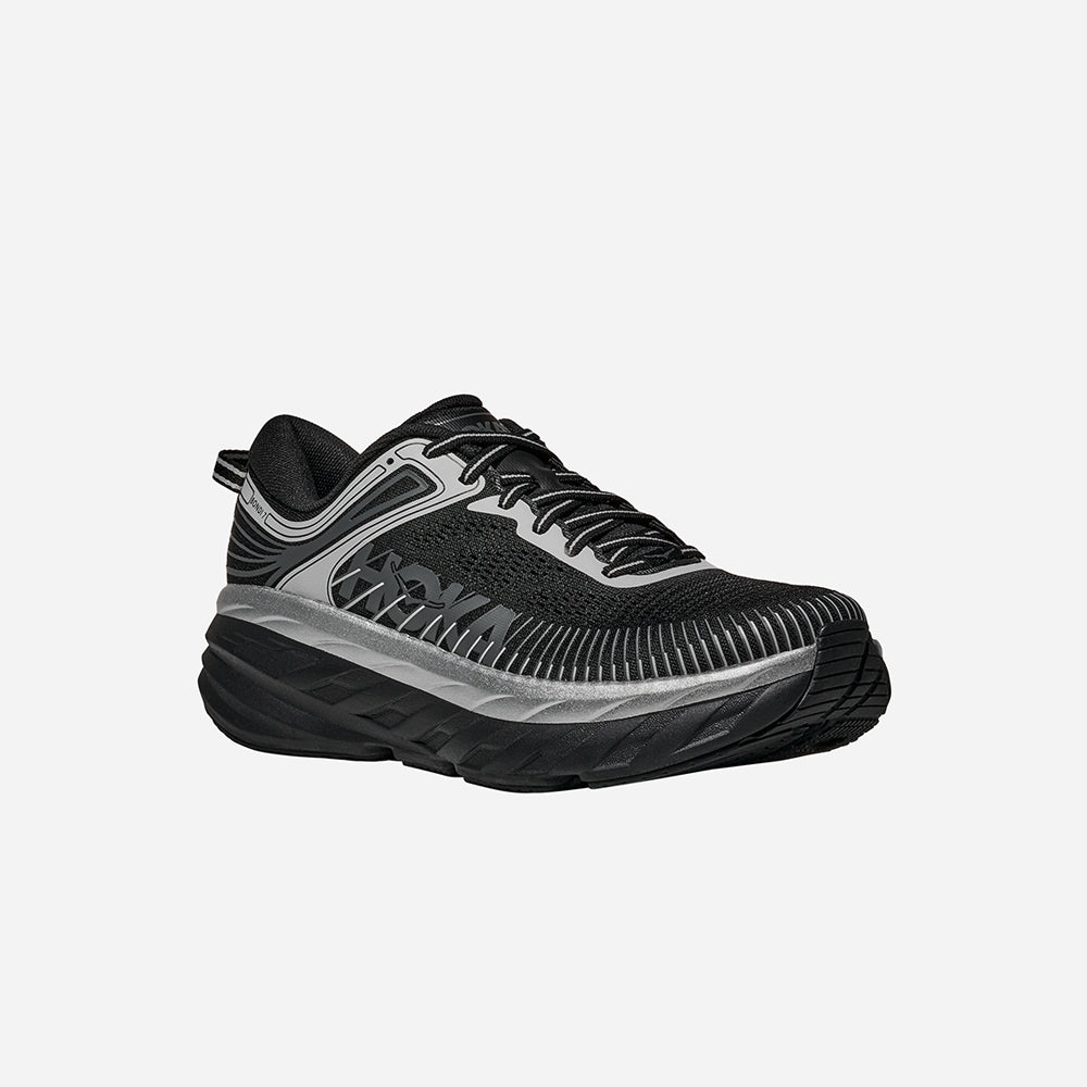 Giày Sneaker Nam HOKA Bondi 7 - Đen - Supersports Vietnam