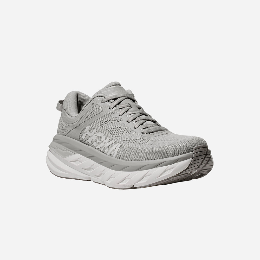 Giày Sneaker Nam HOKA Bondi 7 - Xám - Supersports Vietnam