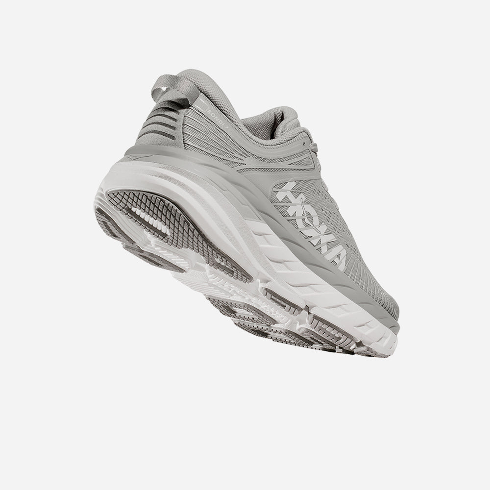 Giày Sneaker Nam HOKA Bondi 7 - Xám - Supersports Vietnam
