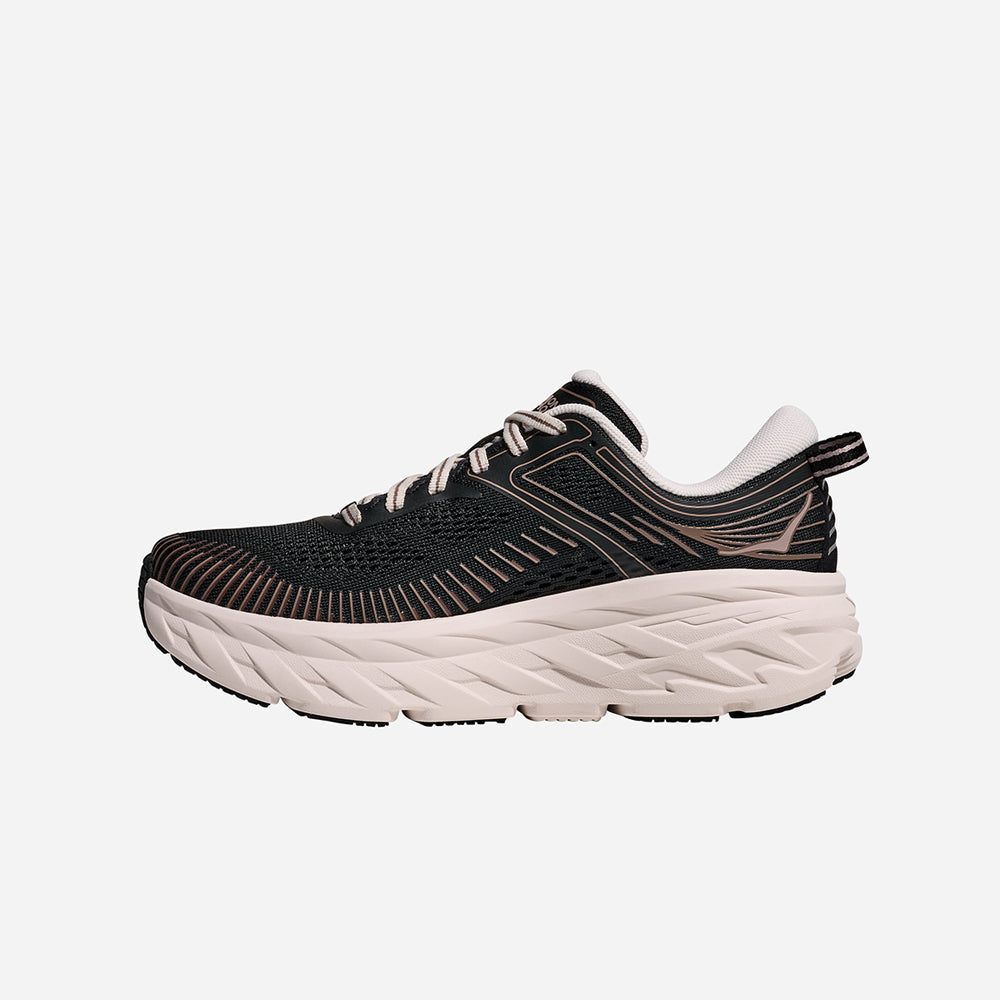 Giày Sneaker Nữ HOKA Bondi 7 - Đen - Supersports Vietnam