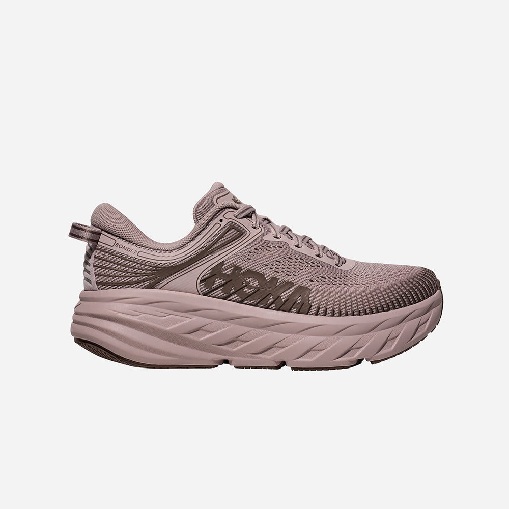 Giày Sneaker Nữ HOKA Bondi 7 - Hồng - Supersports Vietnam