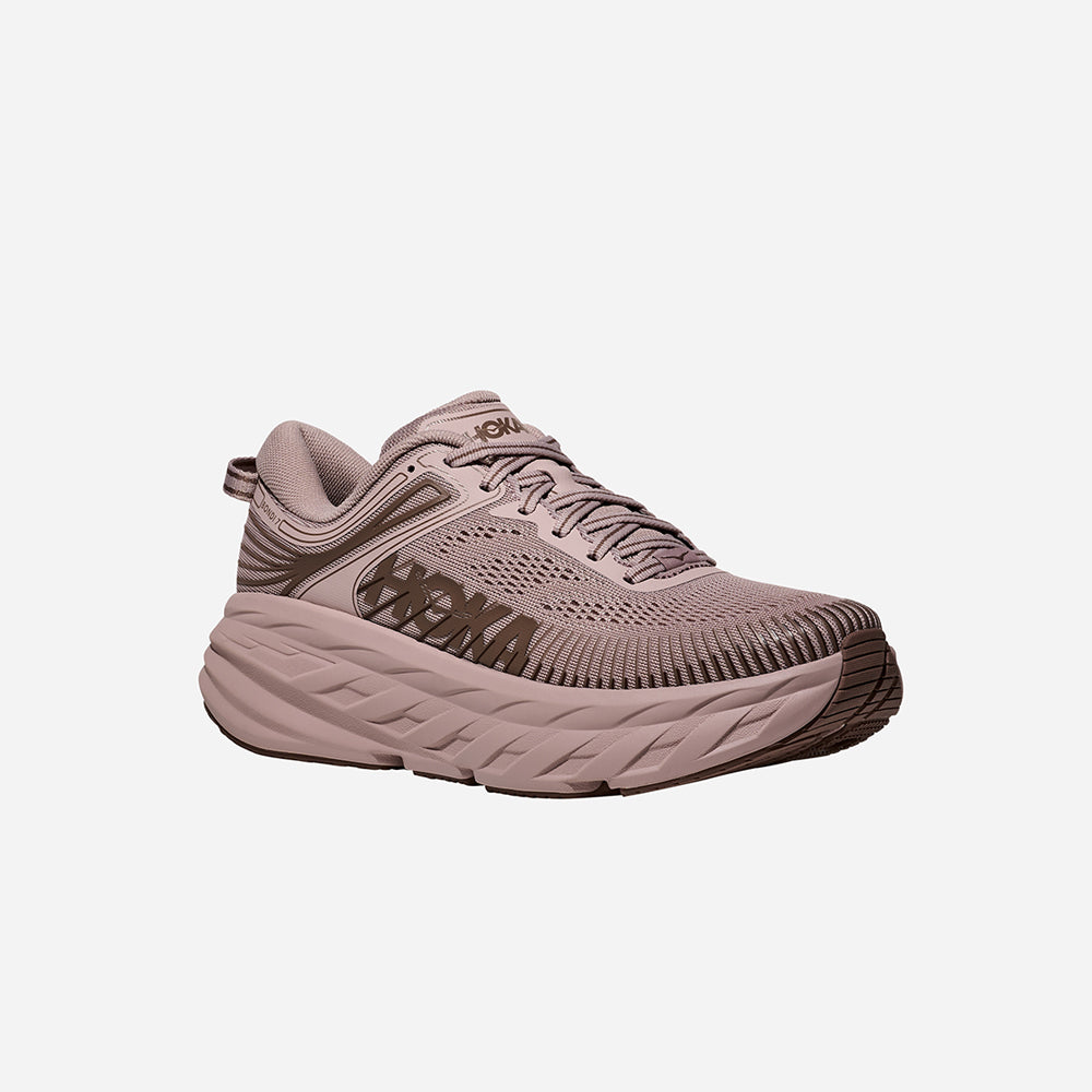 Giày Sneaker Nữ HOKA Bondi 7 - Hồng - Supersports Vietnam