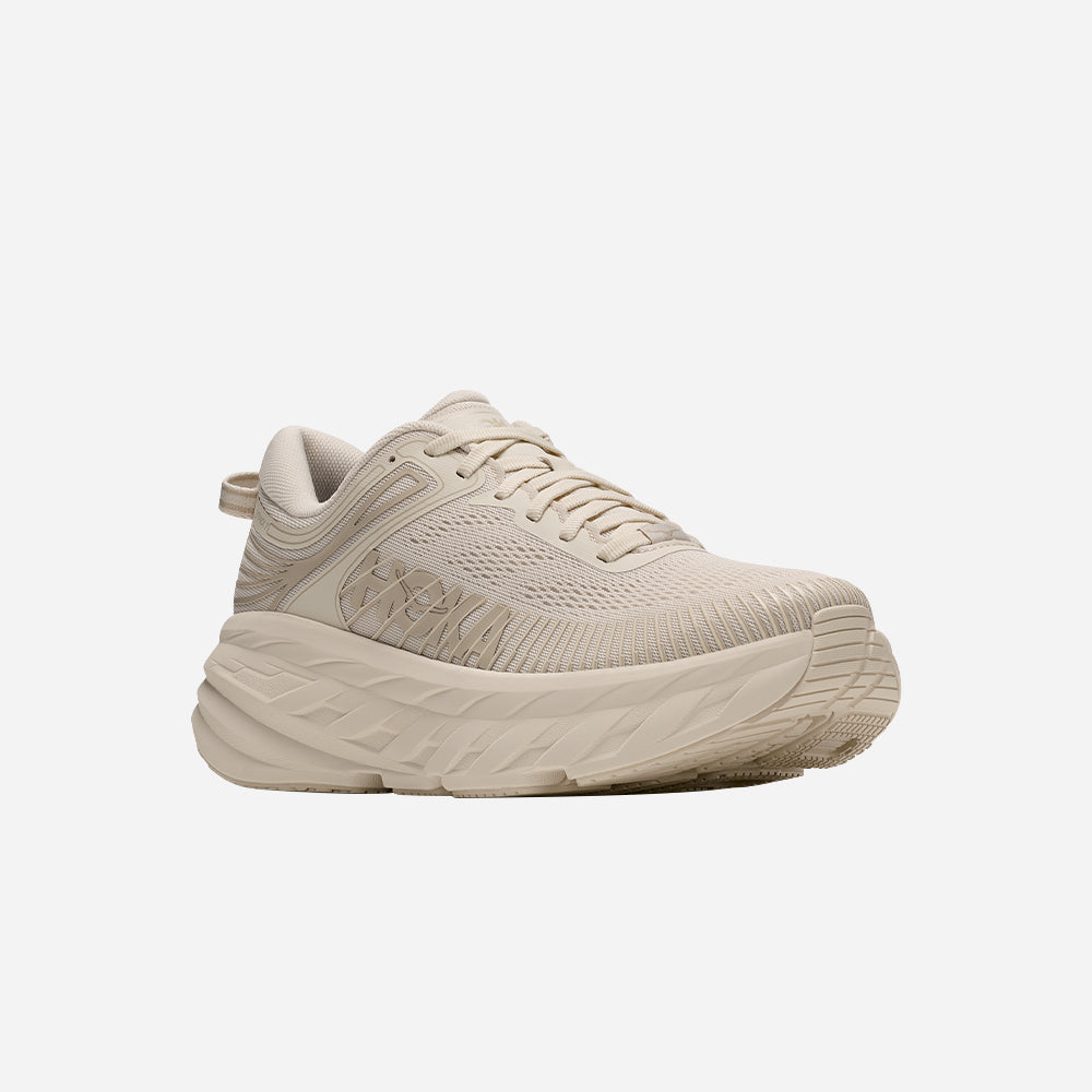 Giày Sneaker Nữ HOKA Bondi 7 - Be
