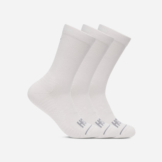 Vớ Thể Thao HOKA Crew Run 3-Pack - Trắng - Supersports Vietnam