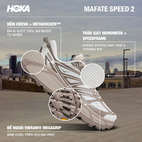 Giày Sneaker Unisex HOKA Mafate Speed 2 - Nâu - Supersports Vietnam