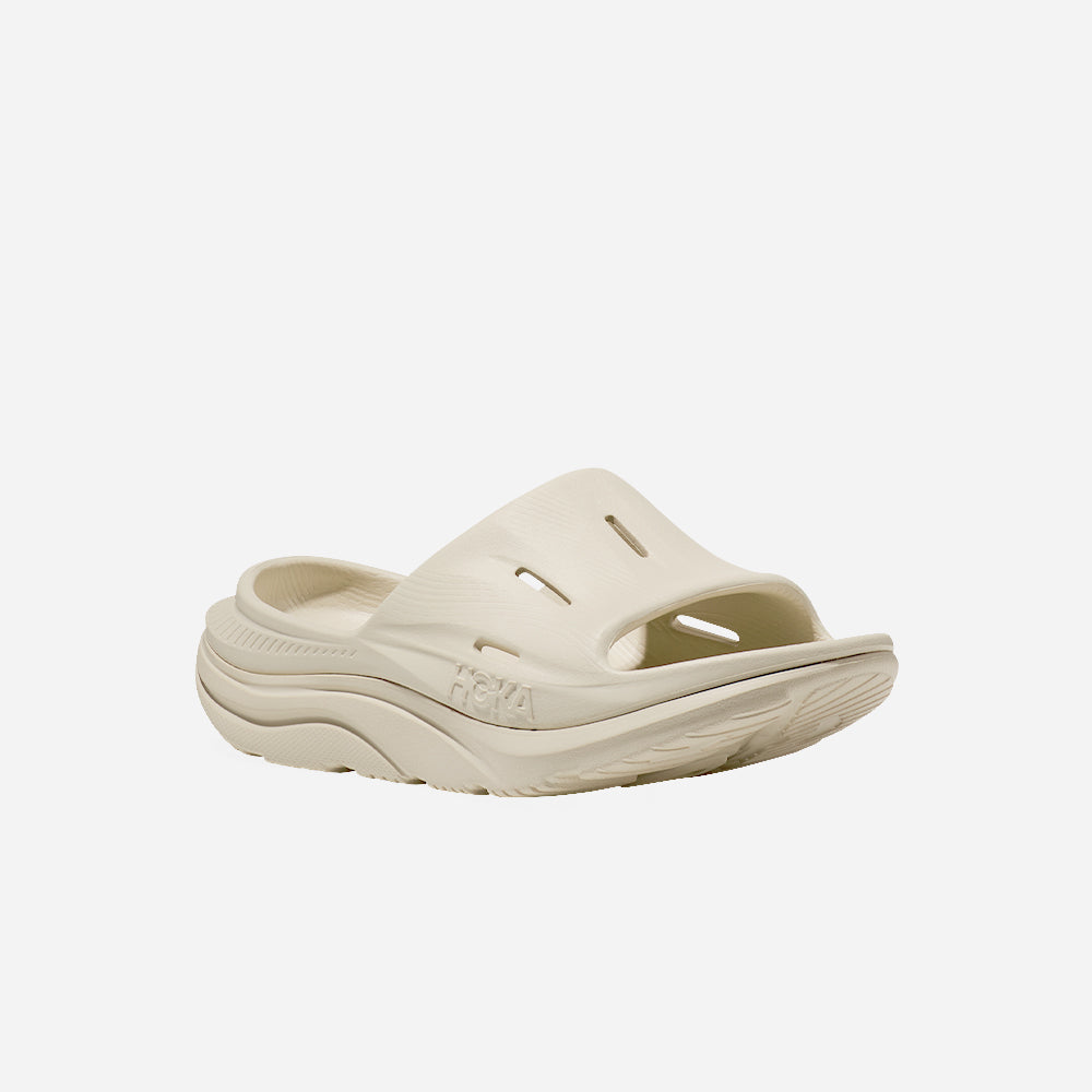 Dép Quai Ngang Unisex HOKA Ora Recovery Slide 3 - Be - Supersports Vietnam