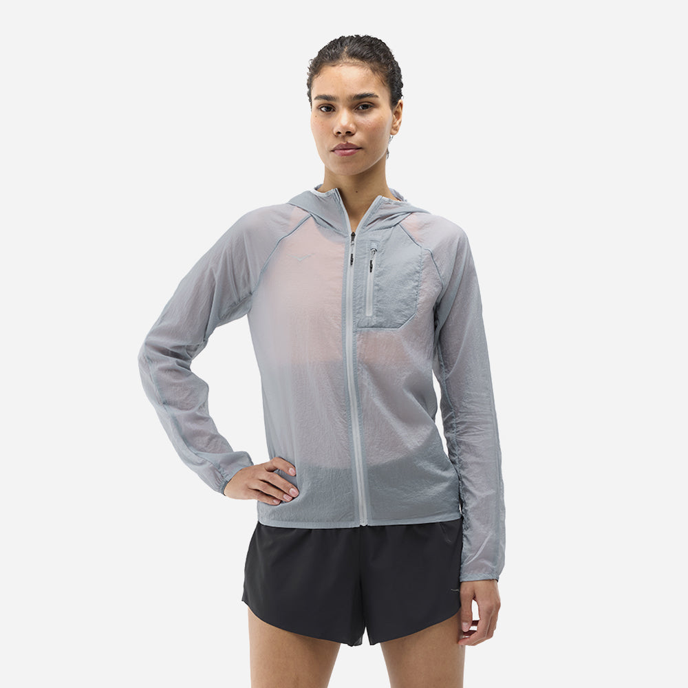 Áo Khoác Nữ HOKA Skyflow - Xám - Supersports Vietnam