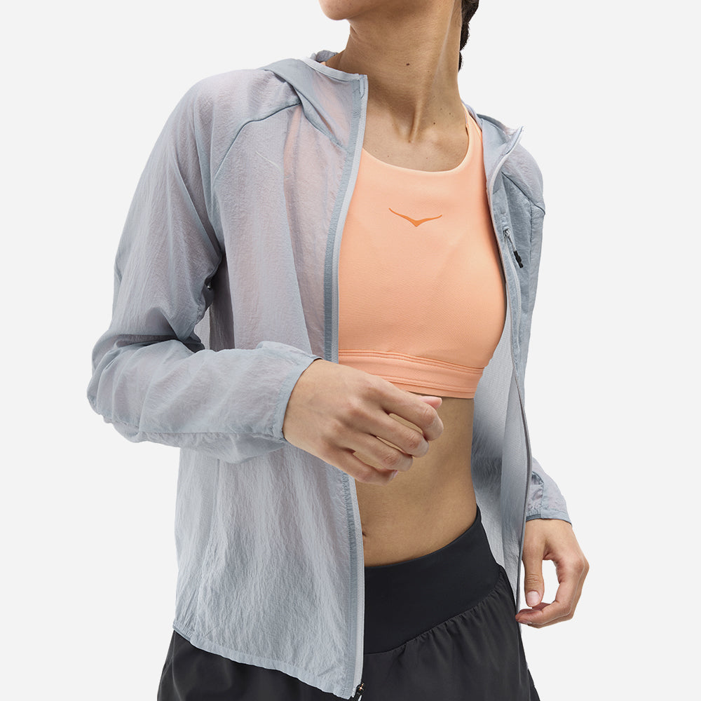 Áo Khoác Nữ HOKA Skyflow - Xám - Supersports Vietnam