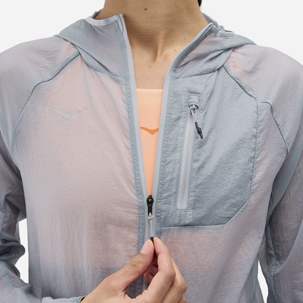 Áo Khoác Nữ HOKA Skyflow - Xám - Supersports Vietnam