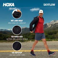 Áo Khoác Nam HOKA Skyflow - Đen - Supersports Vietnam