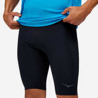 Quần Bó Thể Thao Nam HOKA Novafly Half - Đen - Supersports Vietnam