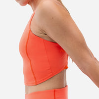 Áo Bra Thể Thao Nữ HOKA Elaro Crop - Cam - Supersports Vietnam
