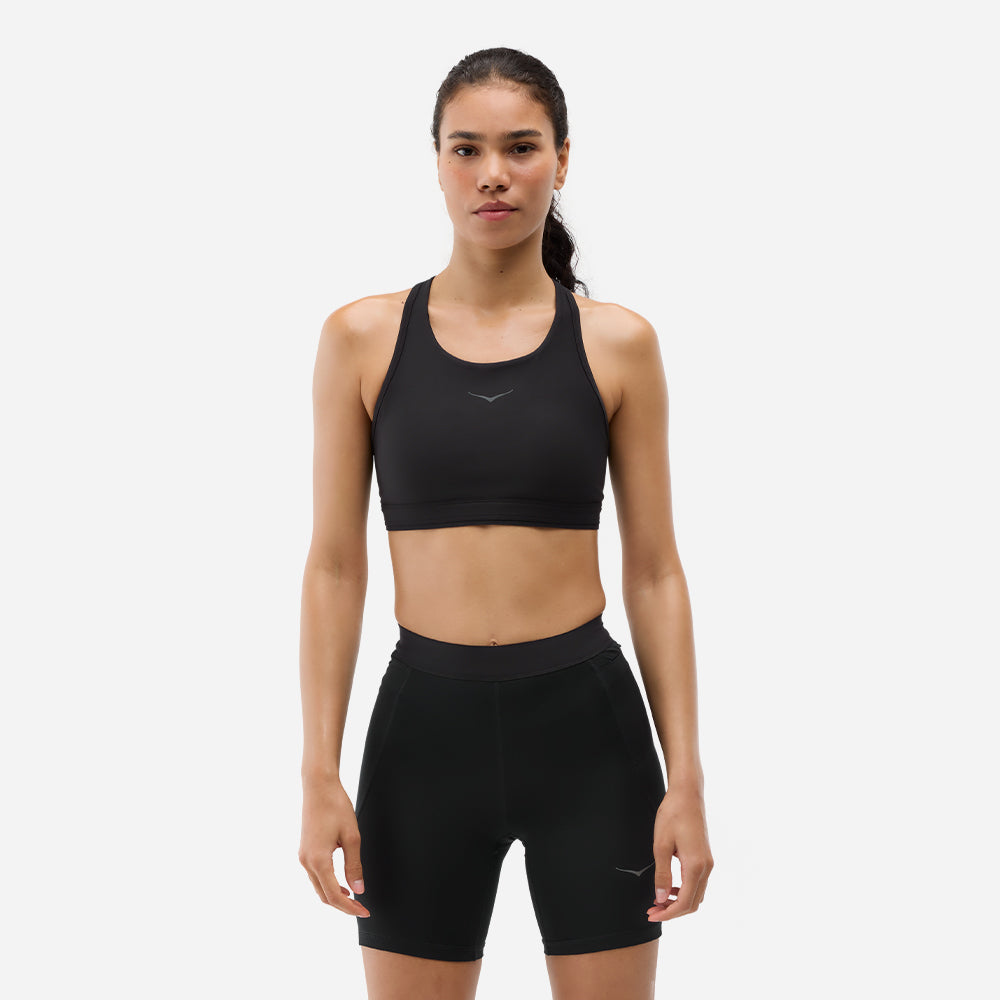 Áo Bra Thể Thao Nữ HOKA Hupana Removablecup - Đen - Supersports Vietnam