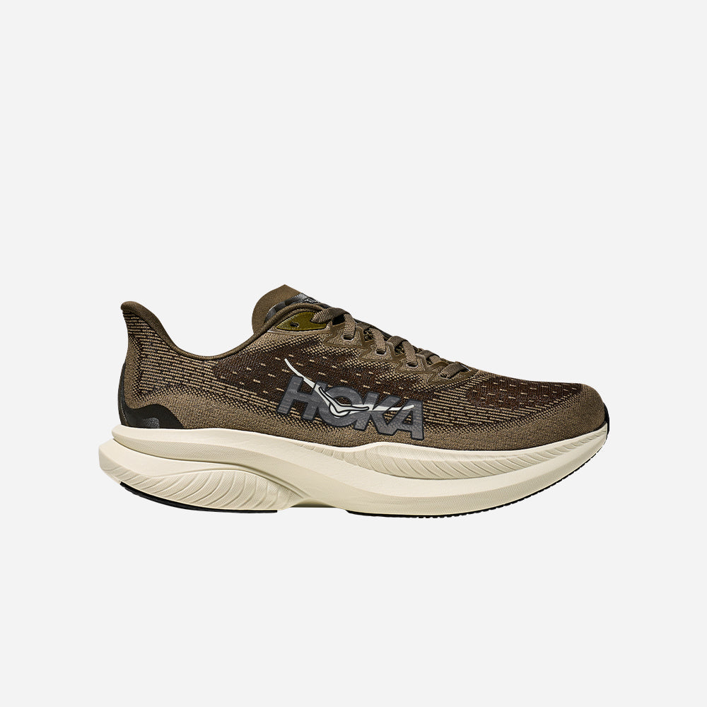 Giày Chạy Bộ Nam HOKA Mach 6 Wide - Nâu - Supersports Vietnam
