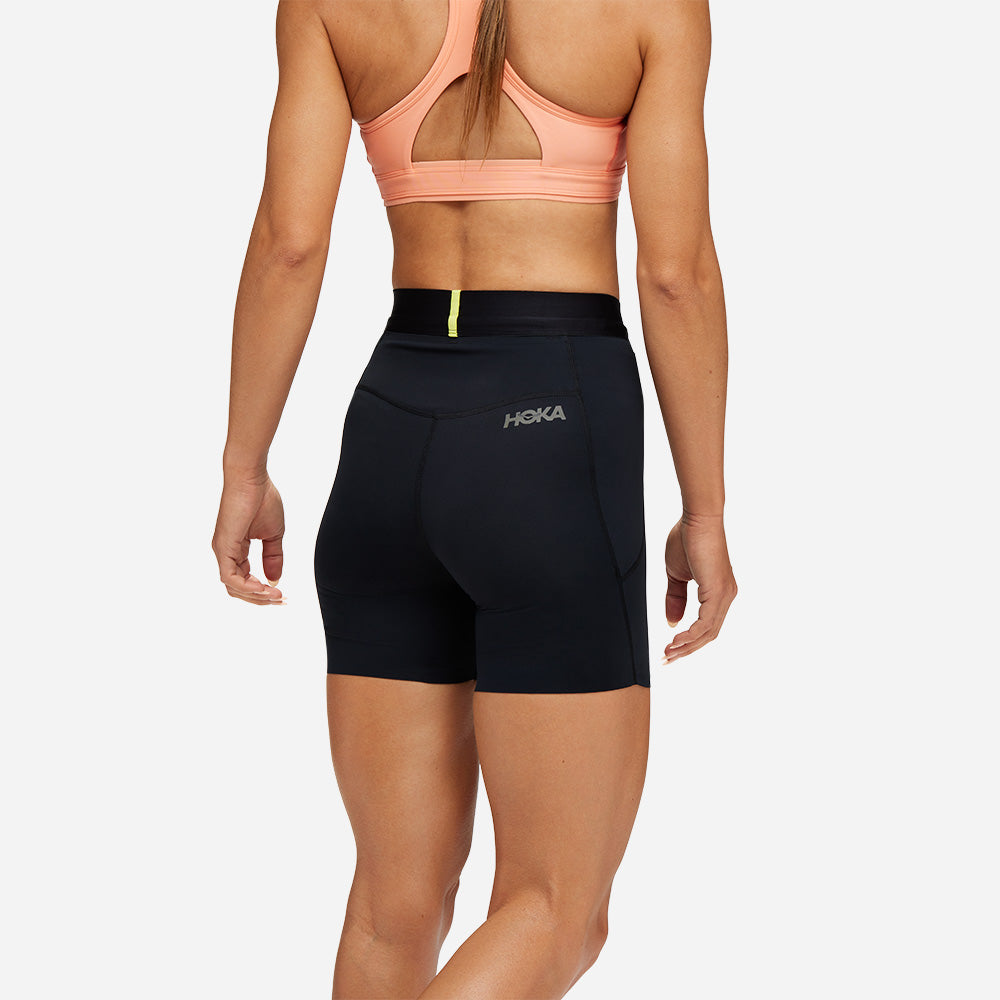 Quần Ngắn Thể Thao Nữ HOKA Novafly 6'' - Đen - Supersports Vietnam