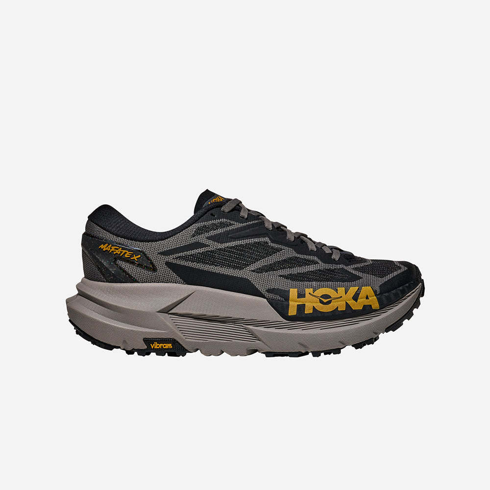 Giày Chạy Trail Nam HOKA Mafate X - Đen - Supersports Vietnam