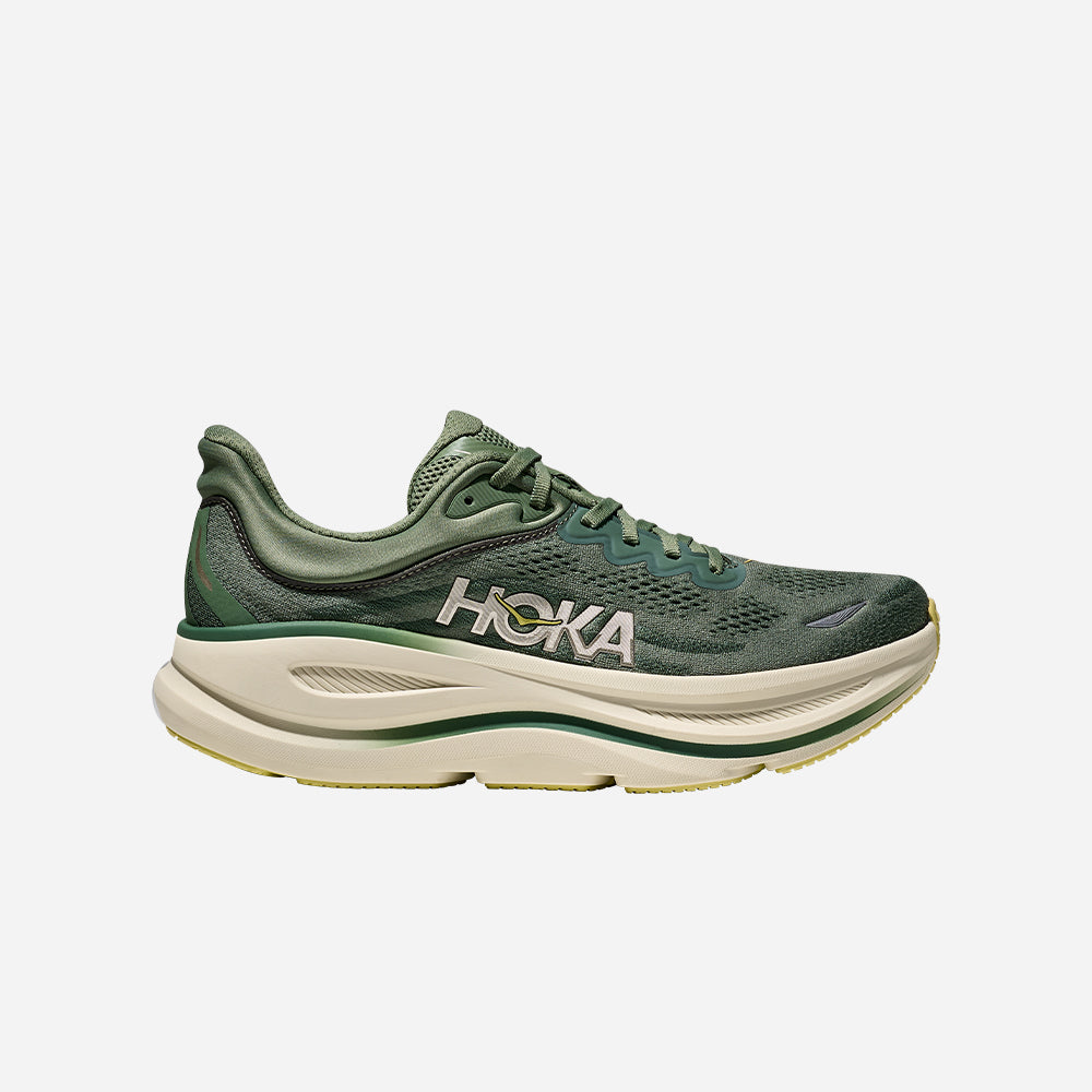 Giày Chạy Bộ Nam HOKA Bondi 9 - Xanh Lá - Supersports Vietnam