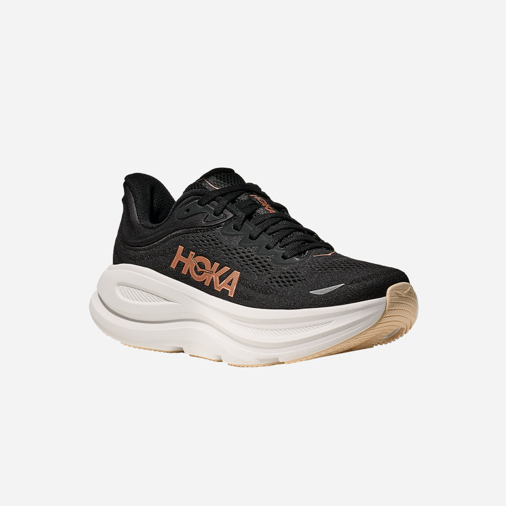 Giày Chạy Bộ Nữ HOKA Bondi 9 - Đen - Supersports Vietnam