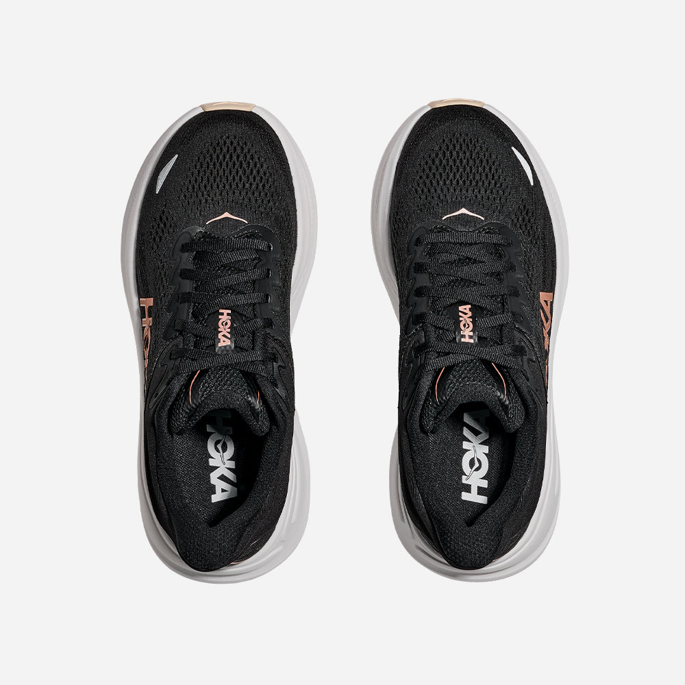 Giày Chạy Bộ Nữ HOKA Bondi 9 - Đen - Supersports Vietnam