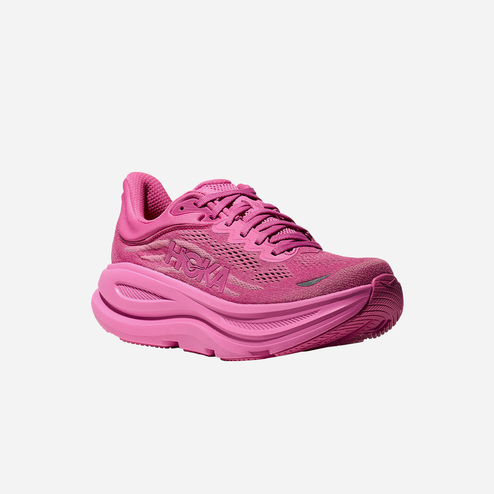Giày Chạy Bộ Nữ HOKA Bondi 9 - Hồng - Supersports Vietnam