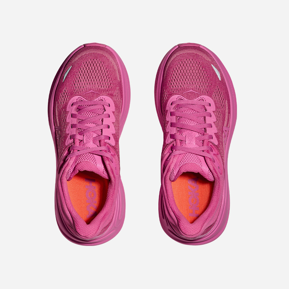 Giày Chạy Bộ Nữ HOKA Bondi 9 - Hồng - Supersports Vietnam