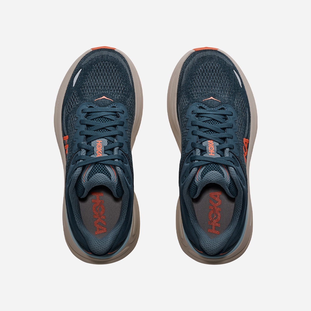 Giày Chạy Bộ Nữ HOKA Bondi 9 - Xanh Navy - Supersports Vietnam