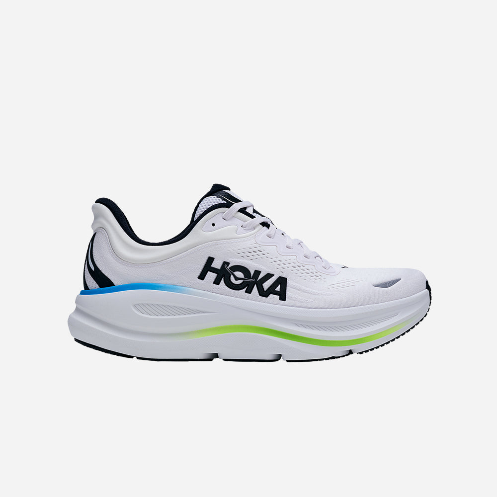 Giày Chạy Bộ Nam HOKA Bondi 9 Wide - Trắng - Supersports Vietnam