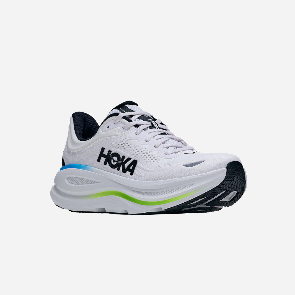 Giày Chạy Bộ Nam HOKA Bondi 9 Wide - Trắng - Supersports Vietnam