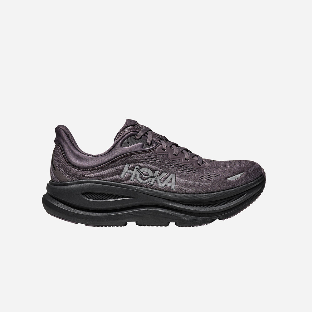 Giày Chạy Bộ Nam HOKA Bondi 9 Wide - Tím - Supersports Vietnam