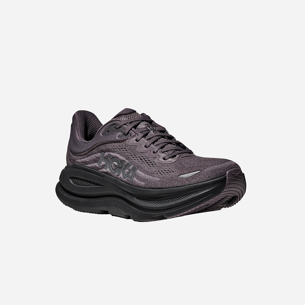 Giày Chạy Bộ Nam HOKA Bondi 9 Wide - Tím - Supersports Vietnam