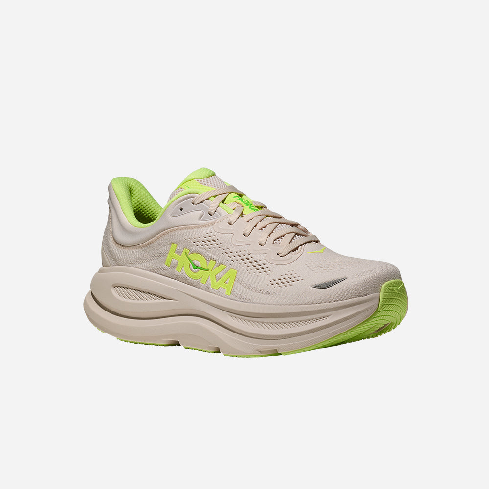 Giày Chạy Bộ Nam HOKA Bondi 9 Wide - Be - Supersports Vietnam