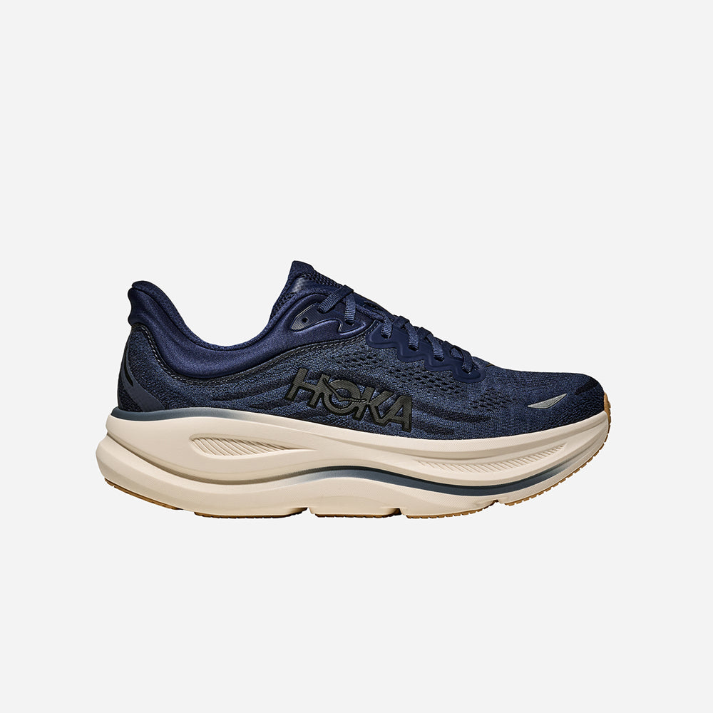 Giày Chạy Bộ Nam HOKA Bondi 9 Wide - Xanh Navy - Supersports Vietnam