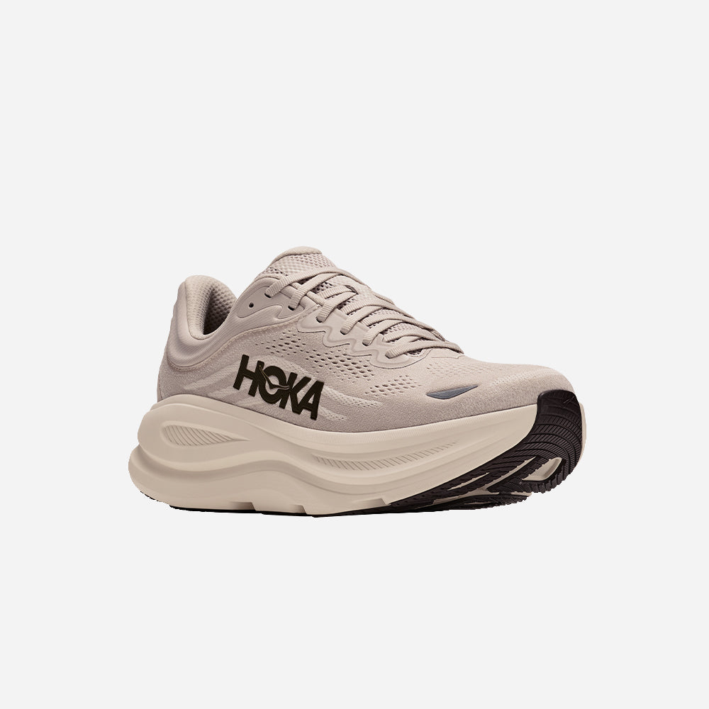 Giày Chạy Bộ Nam HOKA Bondi 9 Wide - Be - Supersports Vietnam