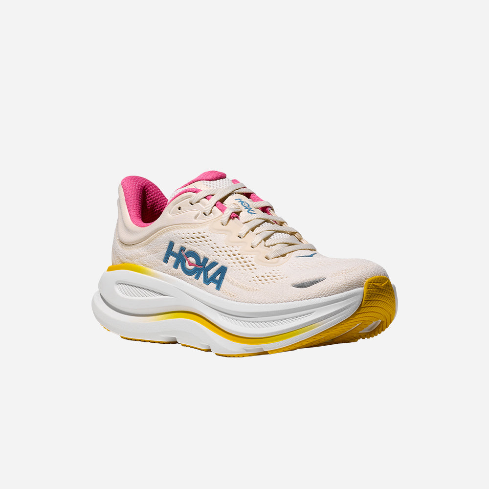 Giày Chạy Bộ Nữ HOKA Bondi 9 Wide - Be - Supersports Vietnam