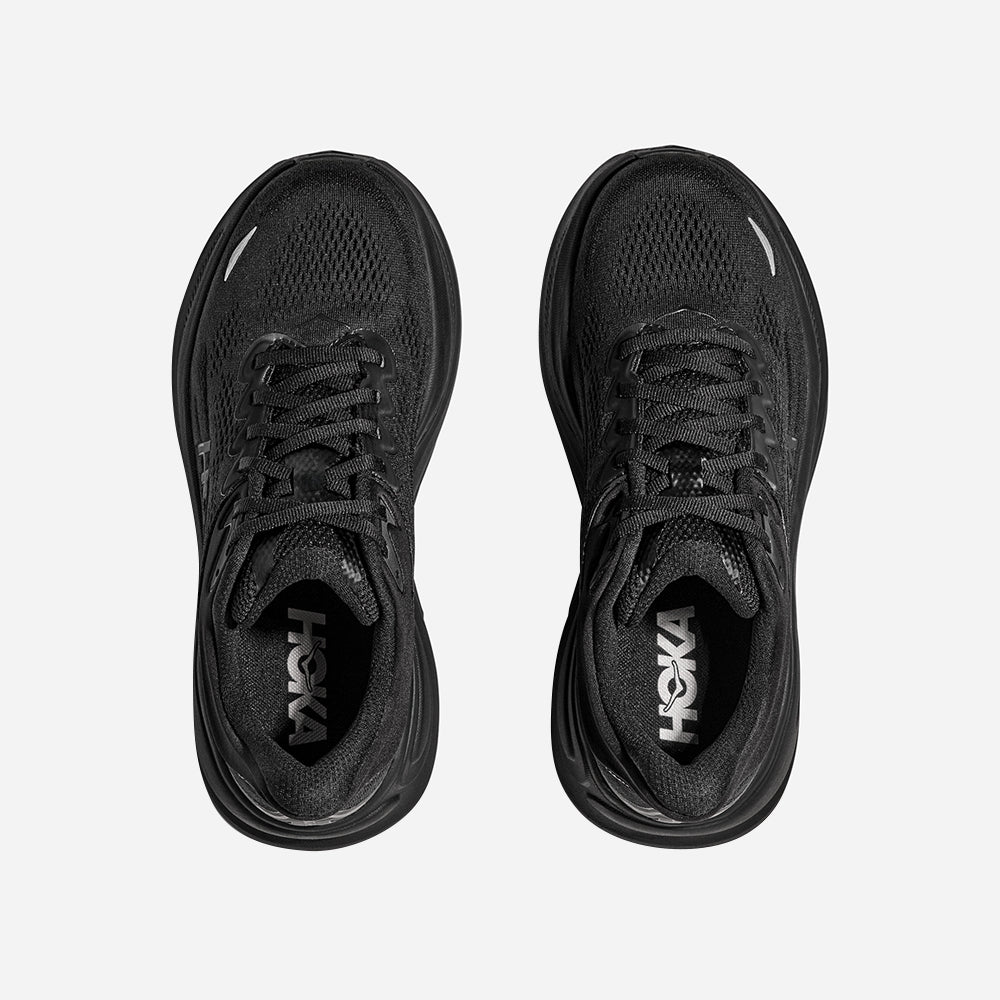 Giày Chạy Bộ Nữ HOKA Bondi 9 Wide - Đen - Supersports Vietnam