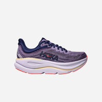 Women's HOKA Bondi 9 Wide Running Shoes - Purple