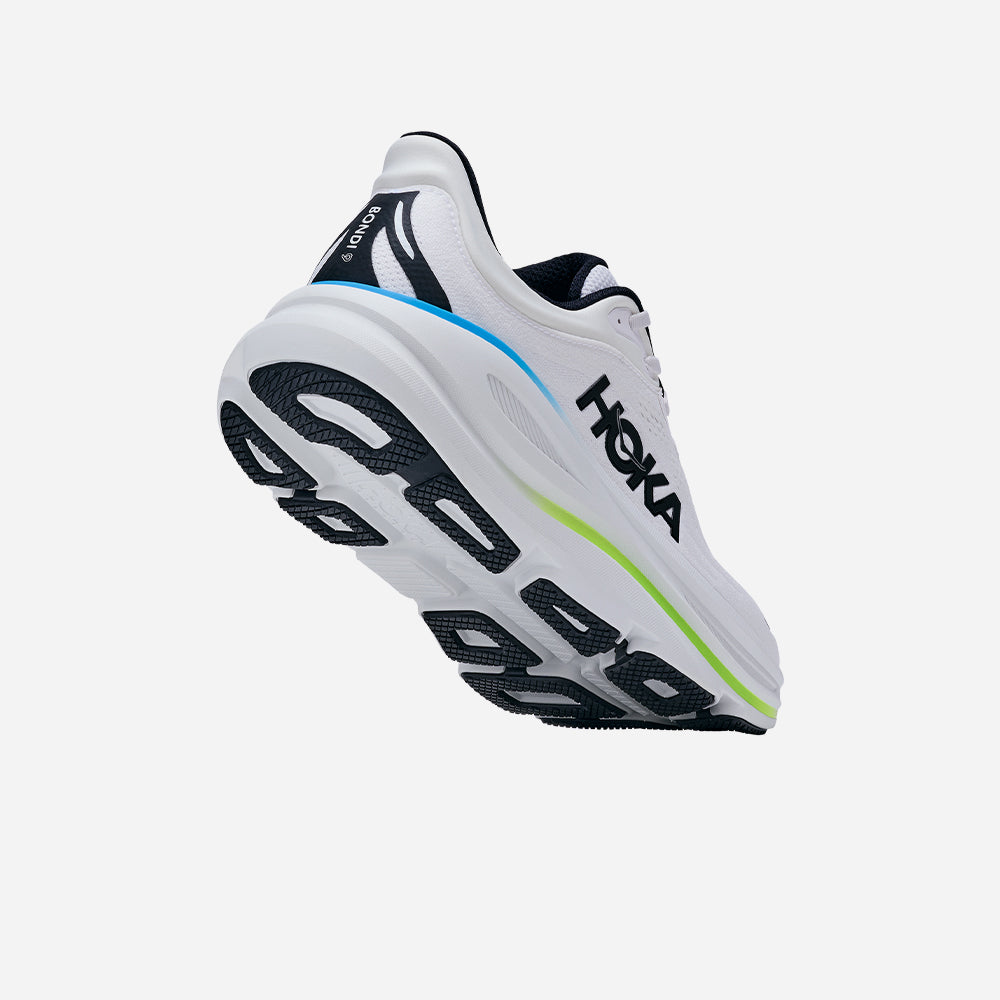 Giày Chạy Bộ Nữ HOKA Bondi 9 Wide - Trắng