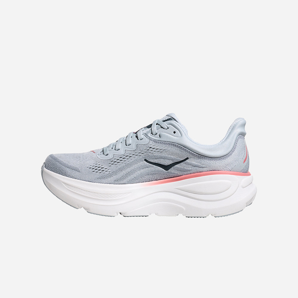 Giày Chạy Bộ Nữ HOKA Bondi 9 Wide - Xám - Supersports Vietnam