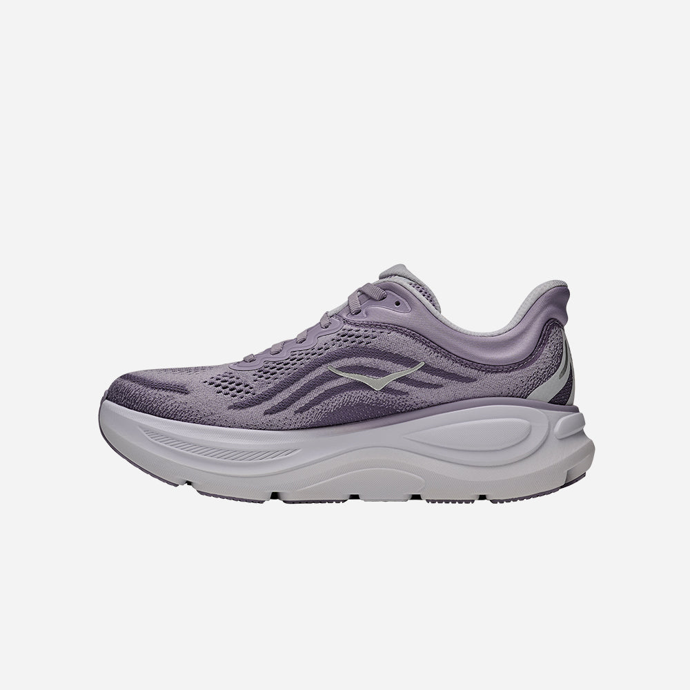 Giày Chạy Bộ Nữ HOKA Bondi 9 Wide - Tím - Supersports Vietnam