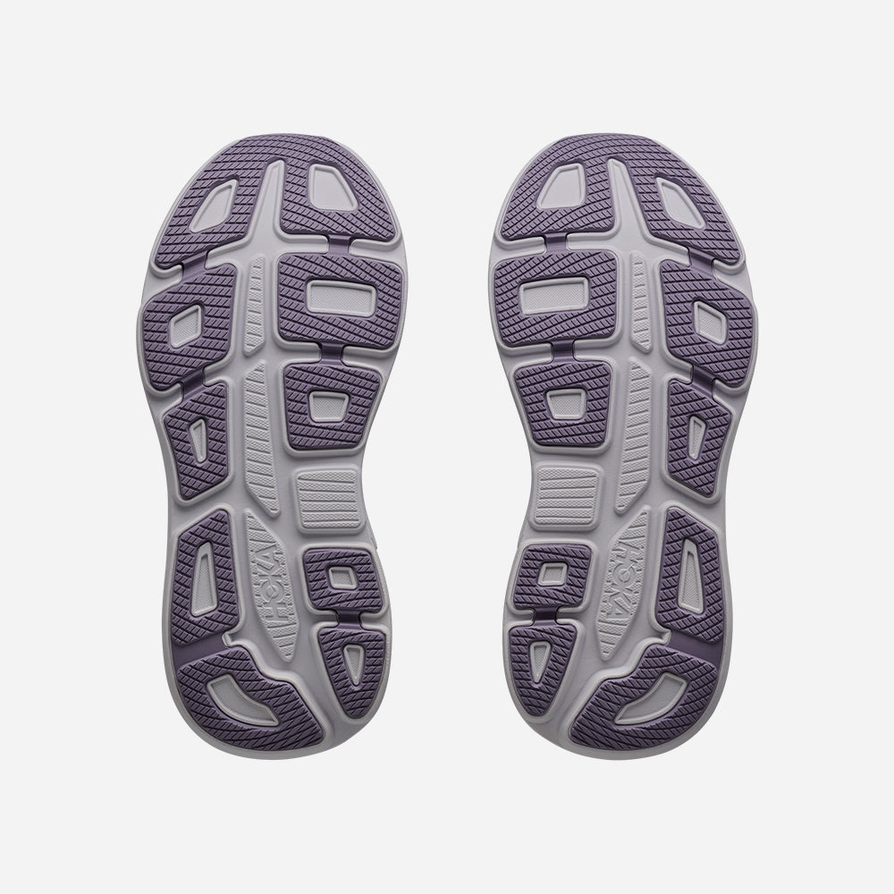 Giày Chạy Bộ Nữ HOKA Bondi 9 Wide - Tím - Supersports Vietnam