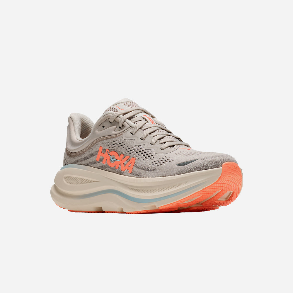 Giày Chạy Bộ Nữ HOKA Bondi 9 Wide - Xám - Supersports Vietnam