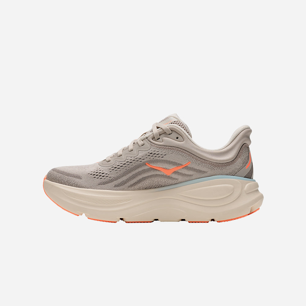 Giày Chạy Bộ Nữ HOKA Bondi 9 Wide - Xám - Supersports Vietnam