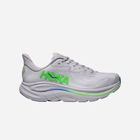 Men's HOKA Clifton 10 Wide Running Shoes - Gray