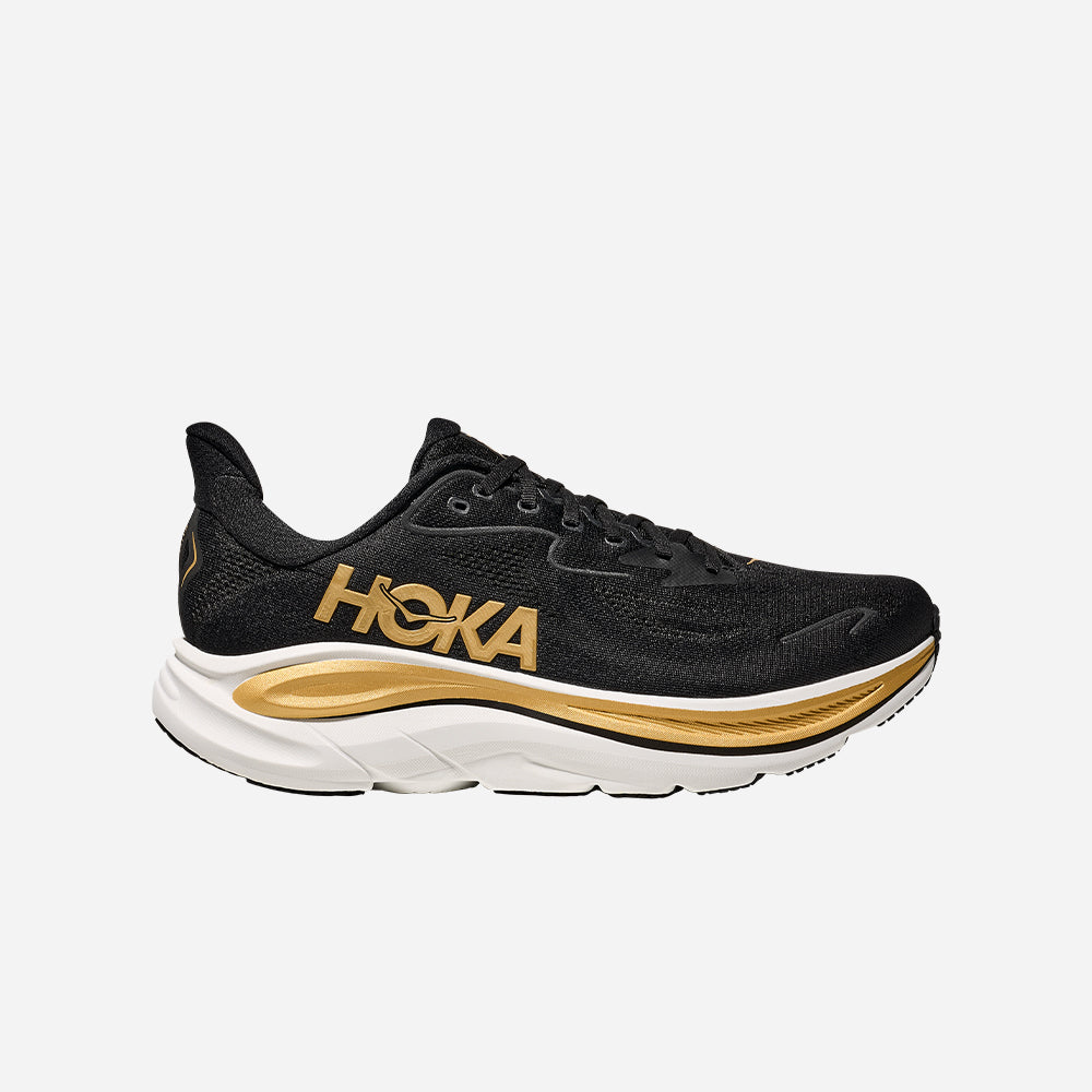 Giày Chạy Bộ Nam HOKA Clifton 10 Wide - Đen - Supersports Vietnam