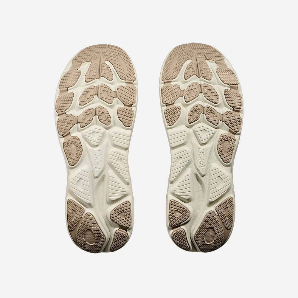 Giày Chạy Bộ Nam HOKA Clifton 10 Wide - Nâu - Supersports Vietnam