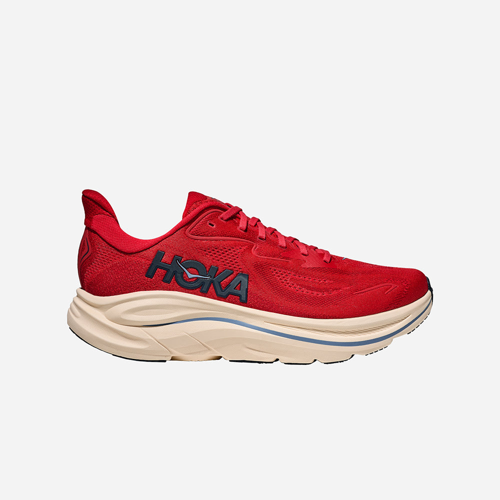 Giày Chạy Bộ Nam HOKA Clifton 10 Wide - Đỏ - Supersports Vietnam