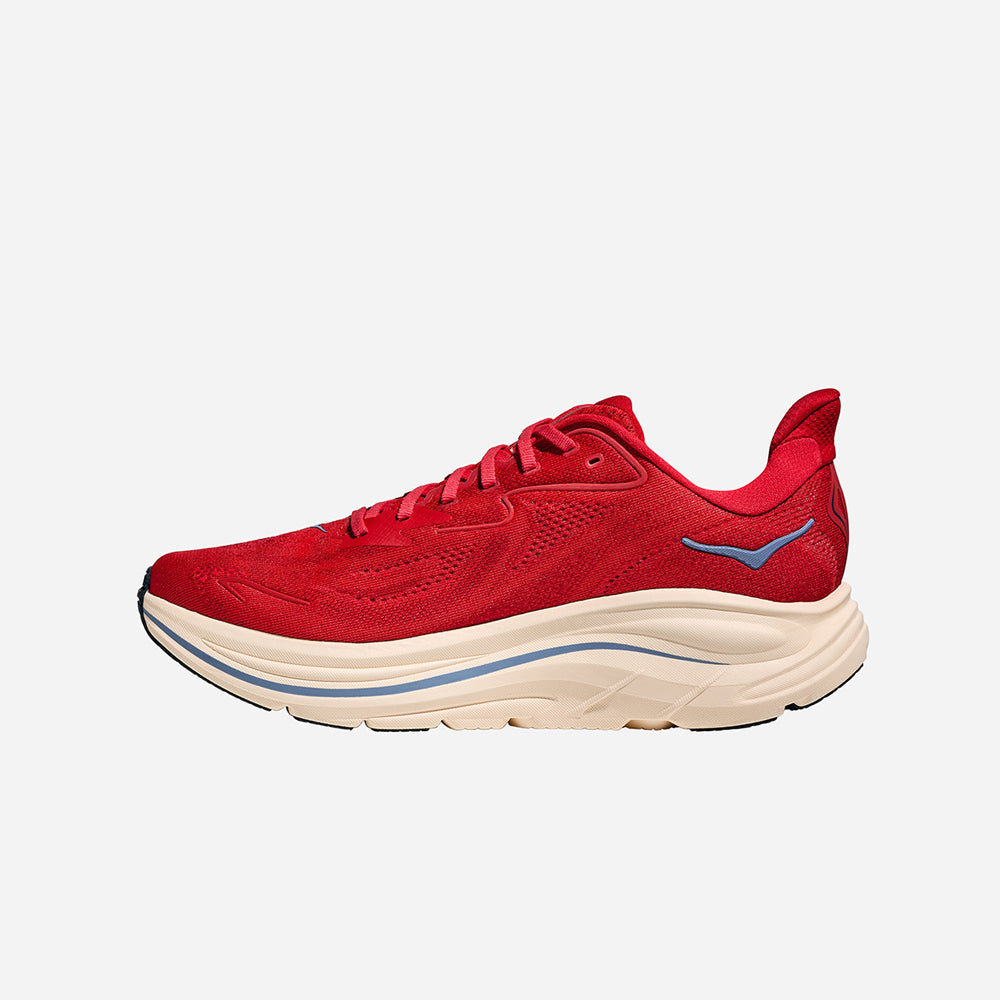 Giày Chạy Bộ Nam HOKA Clifton 10 Wide - Đỏ - Supersports Vietnam