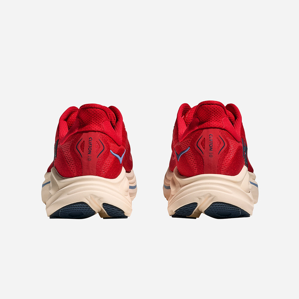 Giày Chạy Bộ Nam HOKA Clifton 10 Wide - Đỏ - Supersports Vietnam
