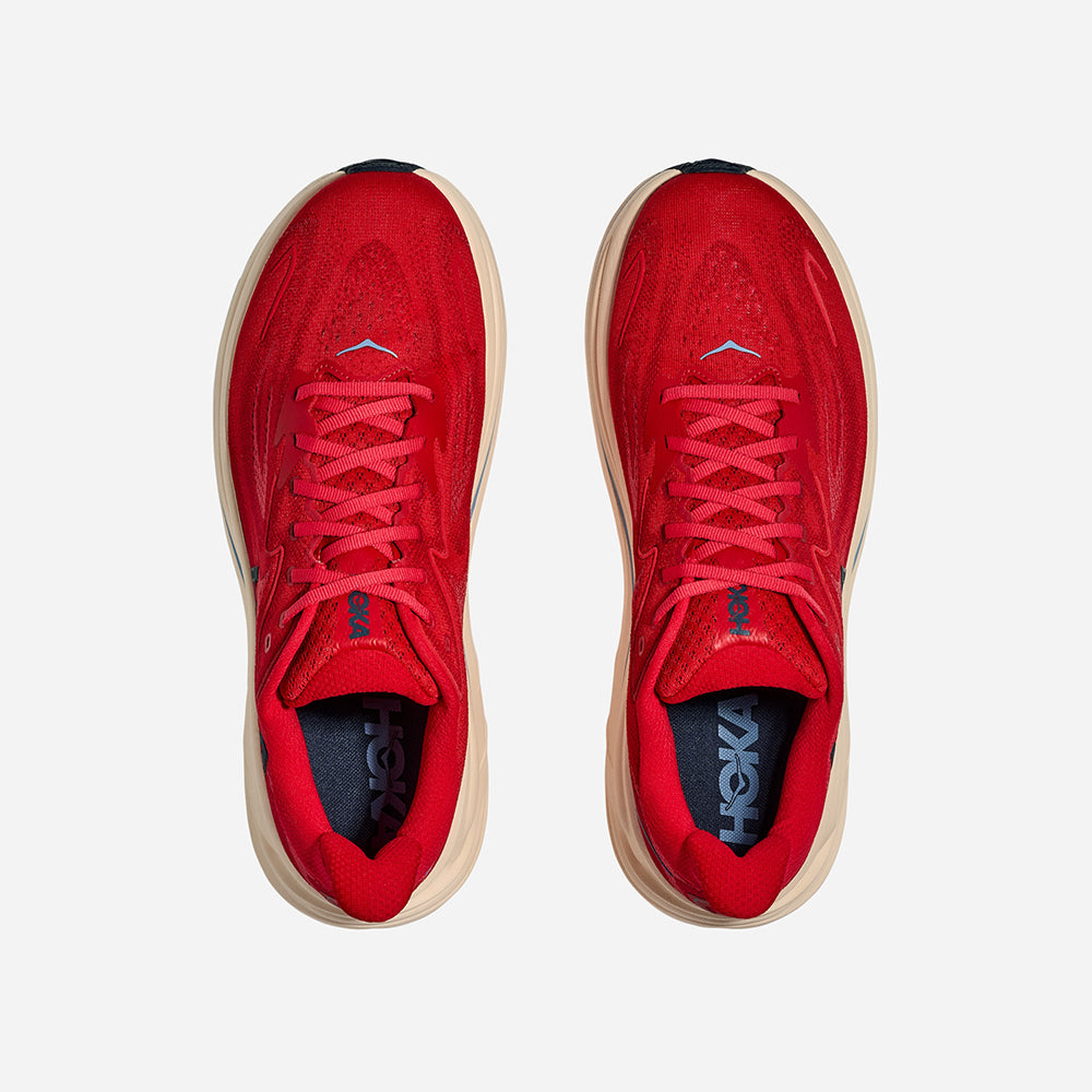 Giày Chạy Bộ Nam HOKA Clifton 10 Wide - Đỏ - Supersports Vietnam